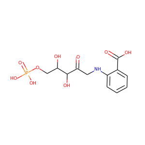 1-(o-carboxyphenylamino)-1-deoxyribulose 5-phosphate